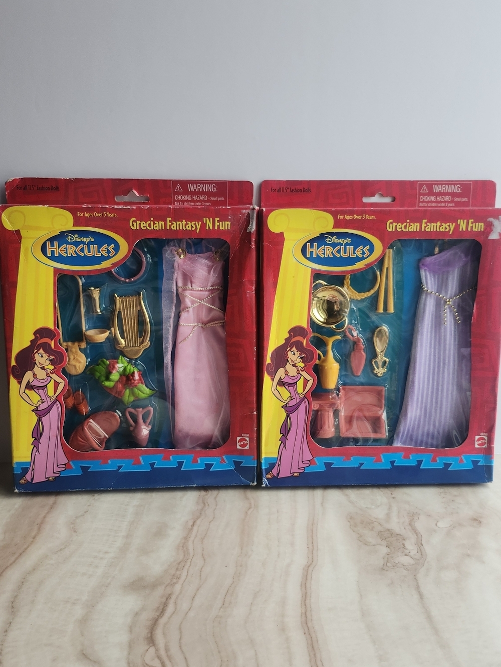 Mattel Disney Hercules Grecian Fantasy 'N Fun Megara Fashion Packs